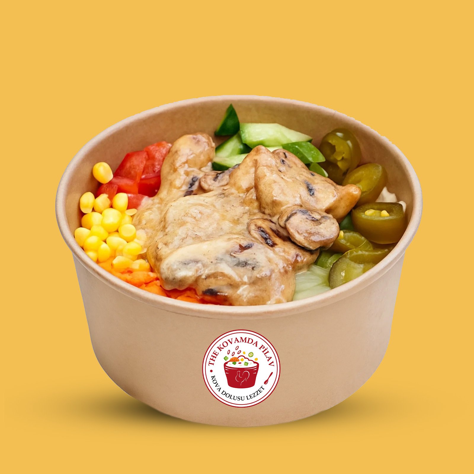 Kovamda Kremalı Mantarlı